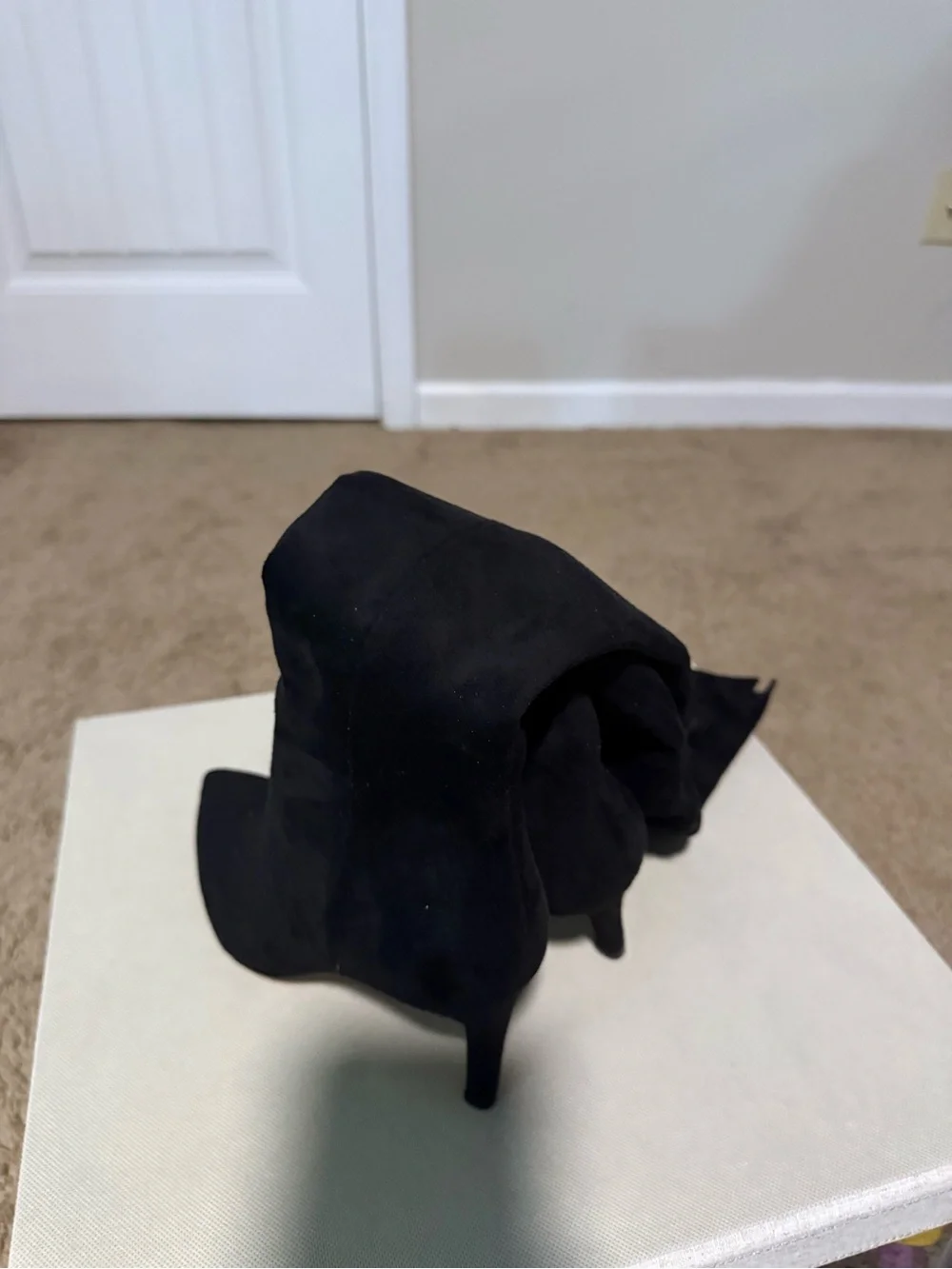 Marc Fisher Black Over-the-Knee Pointed Toe Stiletto Boots